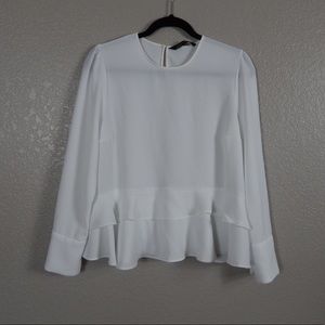 Zara Women’s Peplum Top Medium